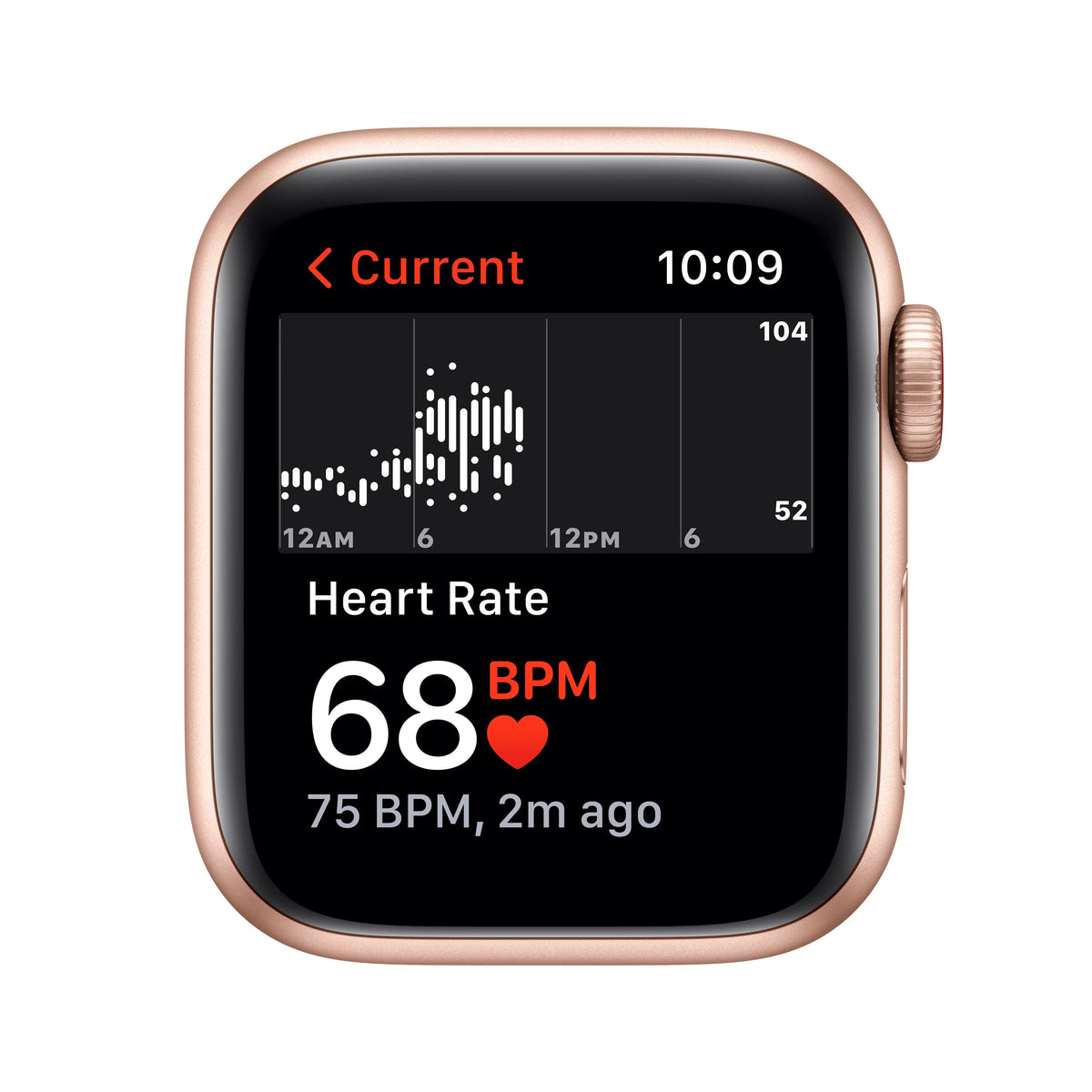 Gold Aluminum Case 40mm Sport Band Smart Watch B6590