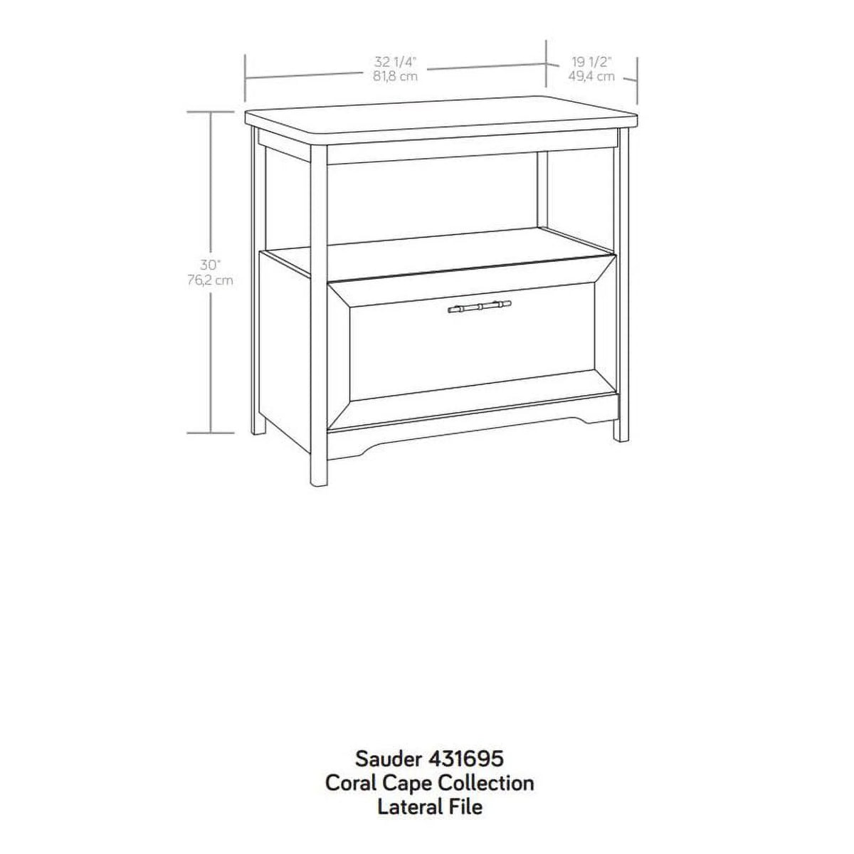 Sindoori Mango Finish Lateral Filing Cabinet F104