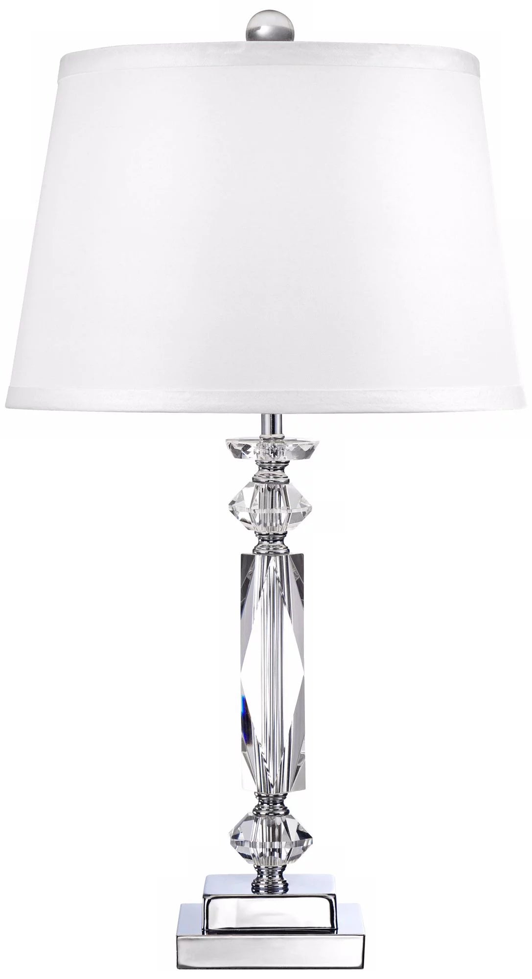 23" High Clear Crystal Accent Table Lamp Q322232