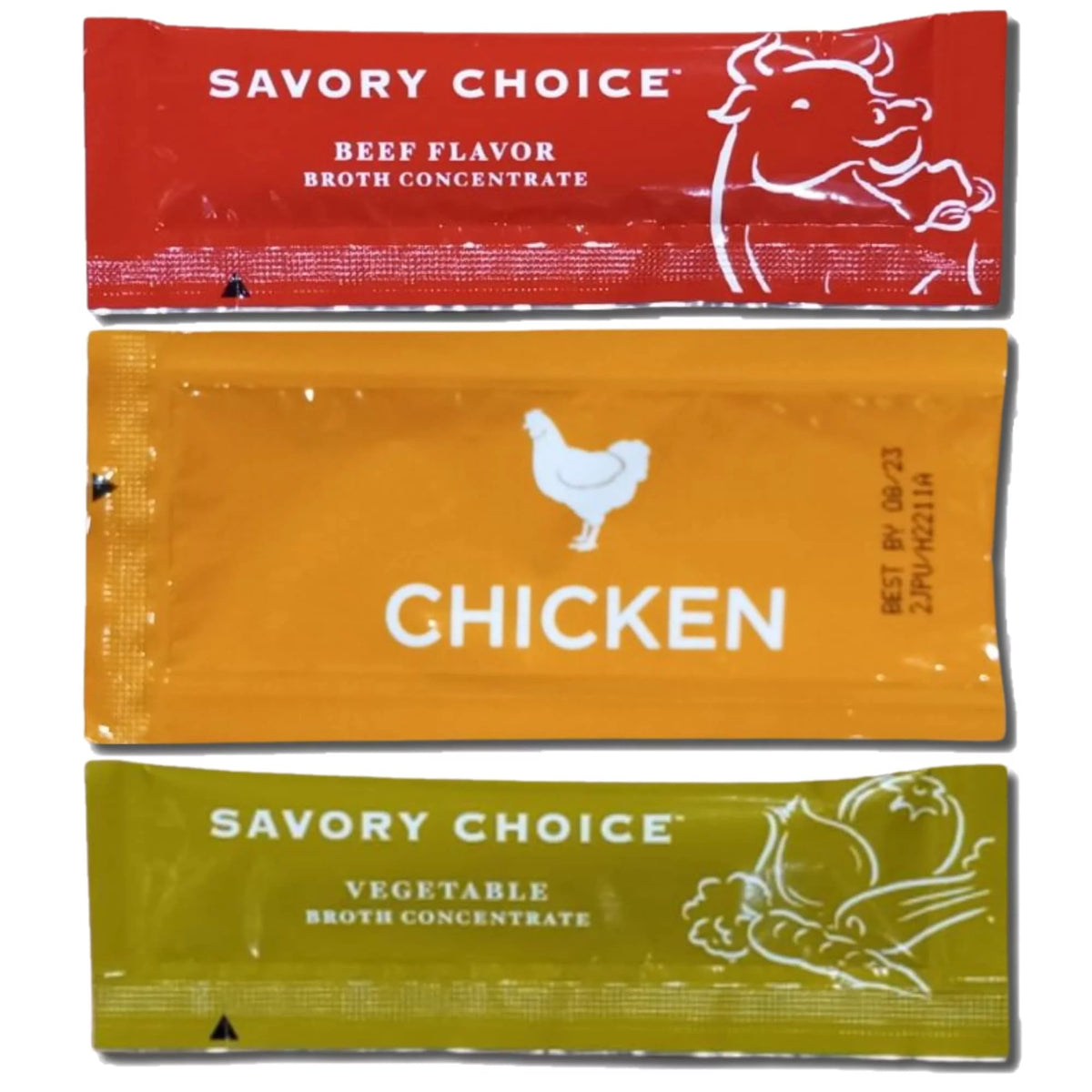 Reduced Sodium Broth Concentrate Variety Pack 60 Count T4468
