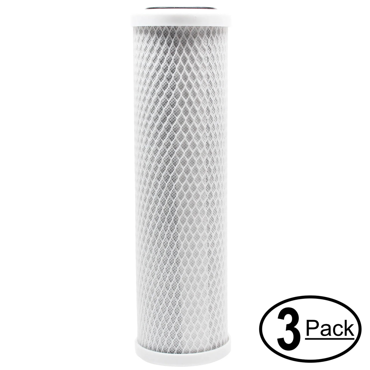3-Pack Replacement Activated Carbon Block Filter 10 inch Z7562