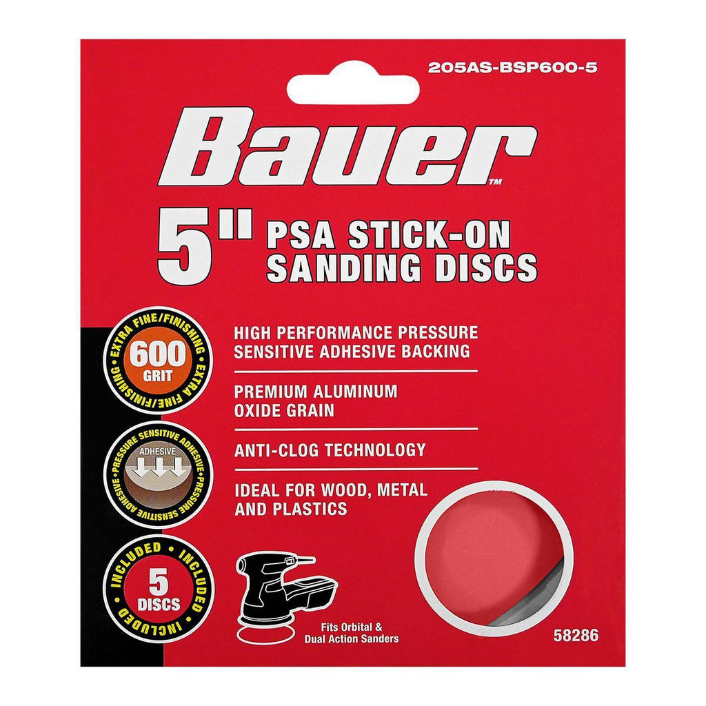 5 in. 600 Grit PSA Sanding Discs 5 Pack Q381314