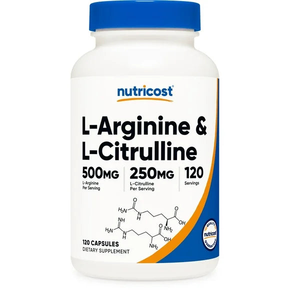 L-Arginine L-Citrulline Complex 750mg 120 Capsules R580031
