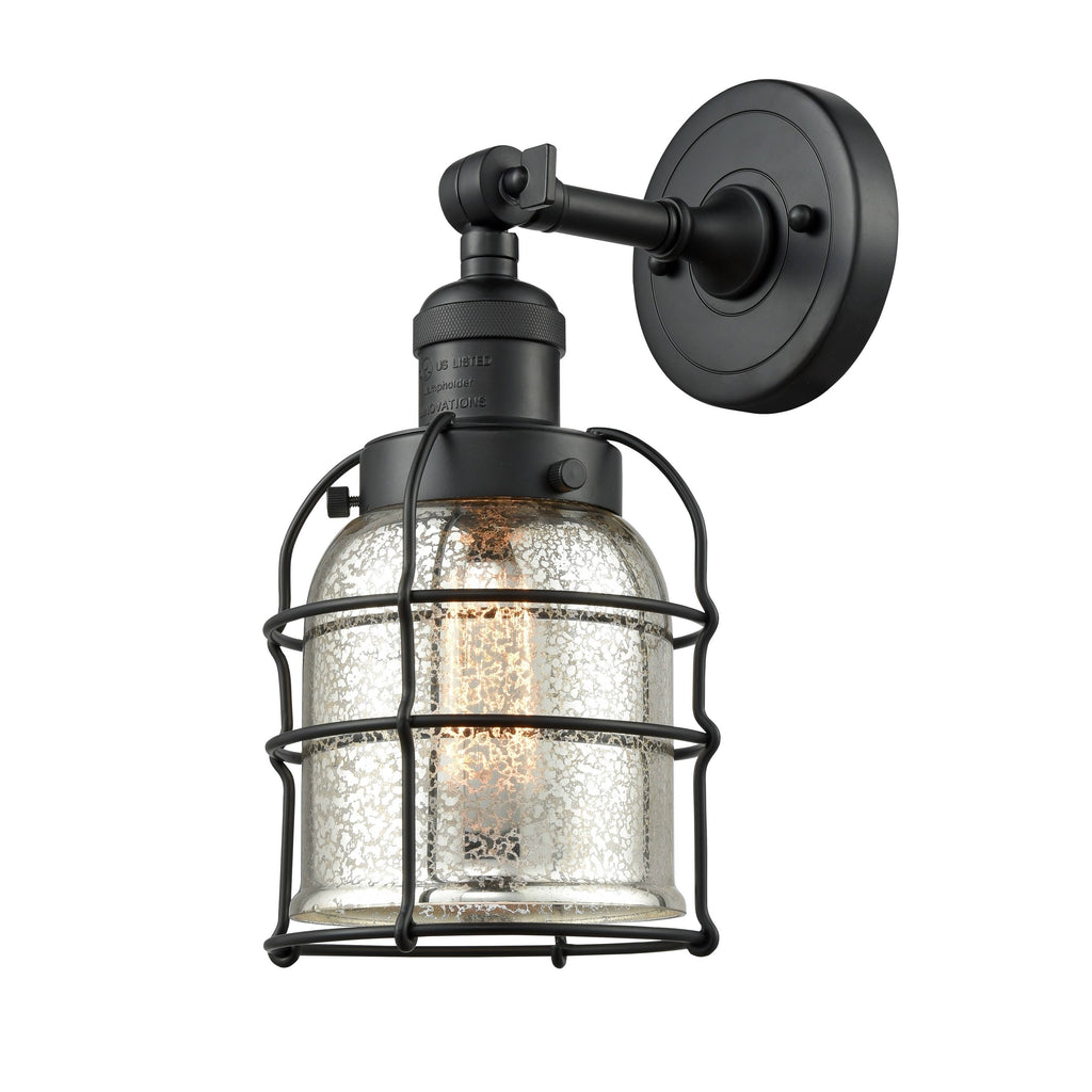 Small Bell Cage 1 Light Sconce U69110