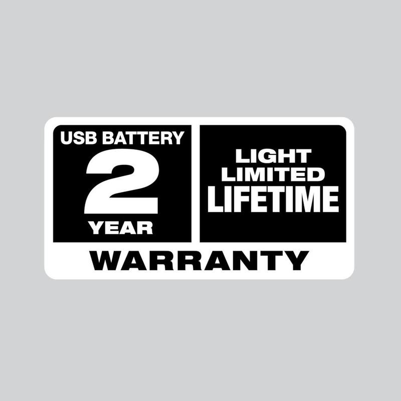 600 Lumens LED USB Low-Profile Hard Hat Headlamp 2-Pack I9753