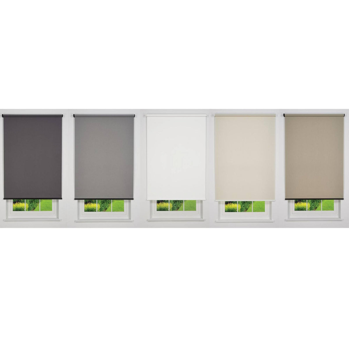 Taupe Cordless Light Filtering Roller Shade 61 W x 78 H Q65293