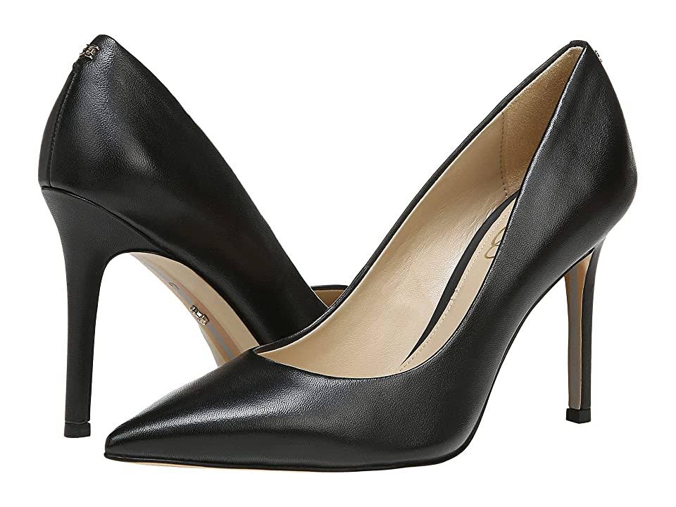 Black Leather Pumps K3199