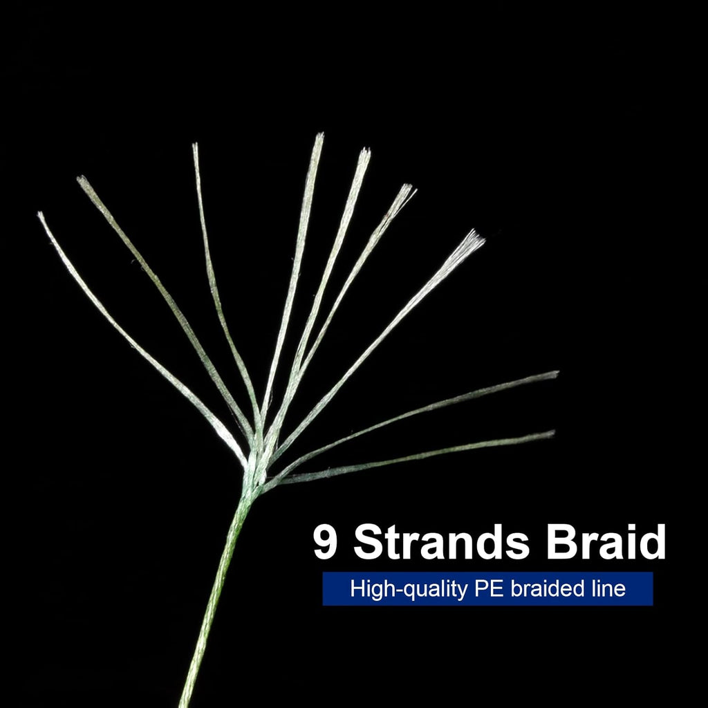 Braided Fishing Line, 9 Strands Super Lines Y14140
