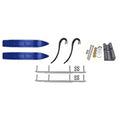 Blue Hell Hound 7 1/4 inch Snowmobile Skis with 9 inch Shaper Bars Complete Kit Y575538
