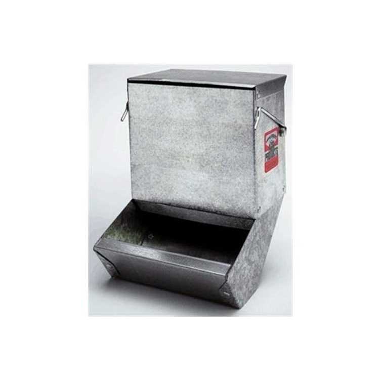 Metal Small Animal Feeder with Lid B46090