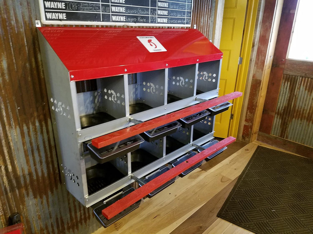8 Hole Metal Poultry Nest Box for Chickens U816