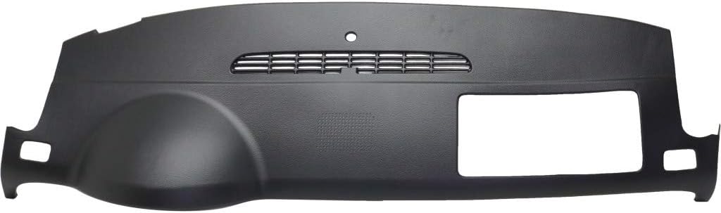 Black 1-Piece Dash Cover with Defroster Grille and Speaker Holes H7043