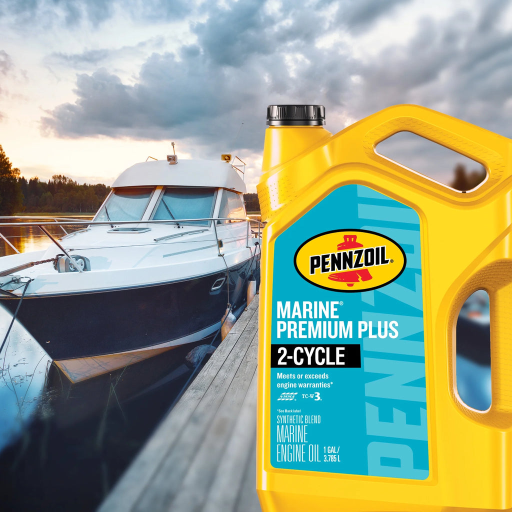 2-Cycle Synthetic Blend Boat Motor Oil, 1 Gallon O72654