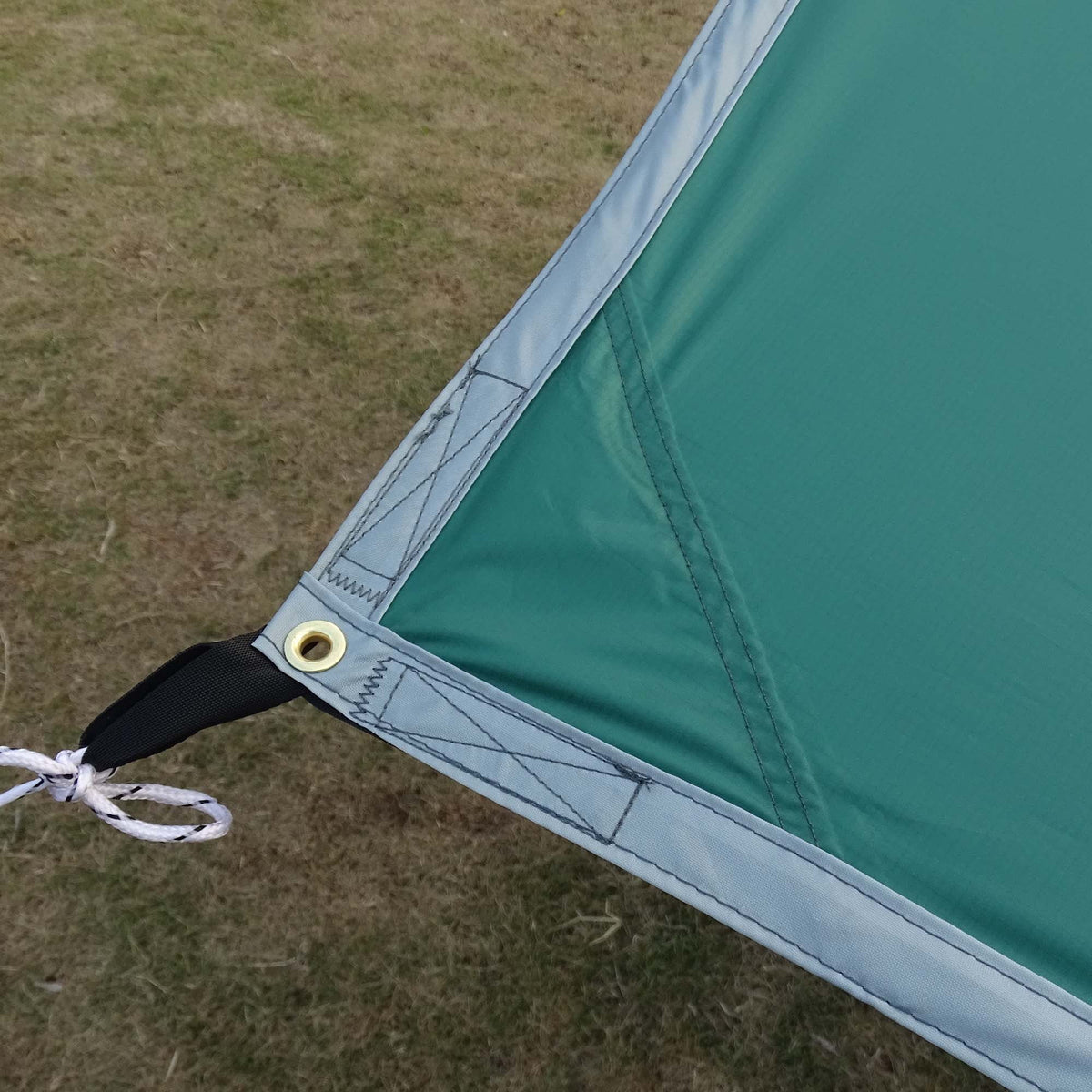 Waterproof Camping Tarp with Poles T5095