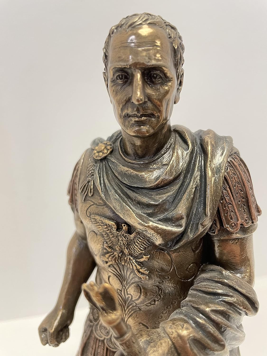 Bronze Finish Roman Military Uniform Statue K764117