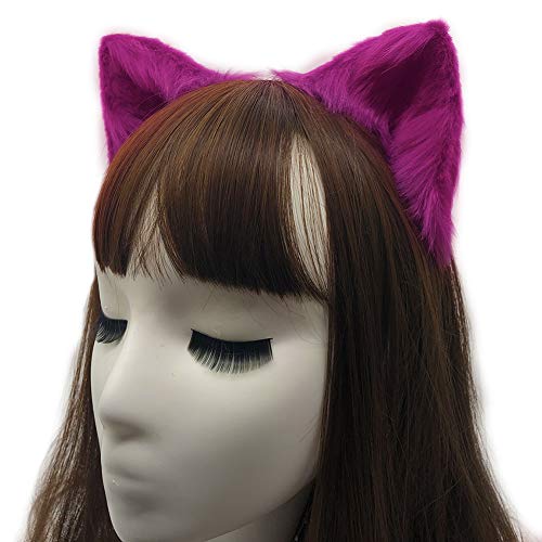 Faux Fur Cat Ears Headband N146