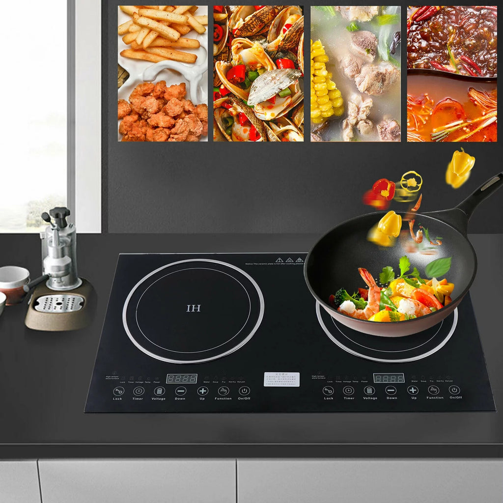 2600W 110V Double Burners Induction Cooktop I437