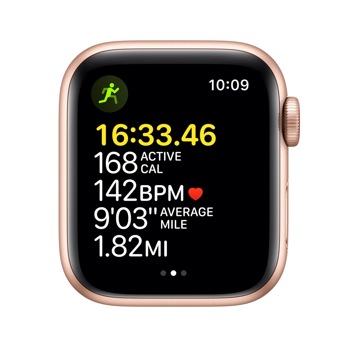 Gold Aluminum Case 40mm Sport Band Smart Watch B6590