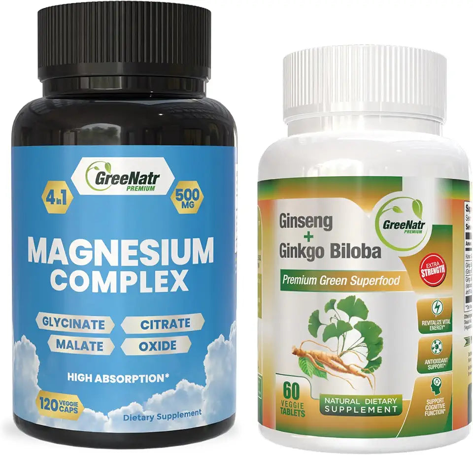 2-Pack Ginseng & Ginkgo Biloba Magnesium Complex Z178699