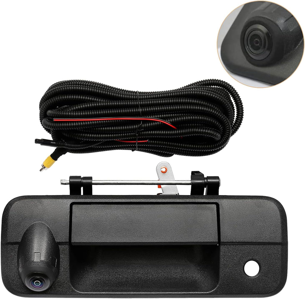 Chrome Backup Camera Tailgate Door Handle with Key-Hole for Toyota Tundra P55063