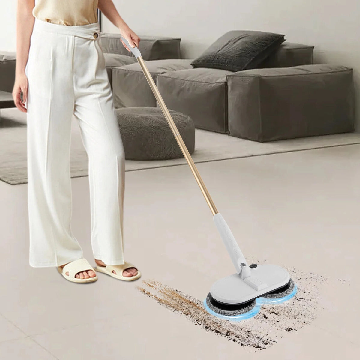 Cordless Electric Mop White V4058