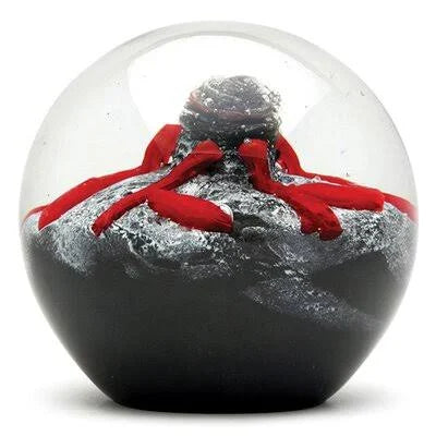 Large Volcano Glow Paperweight W548269