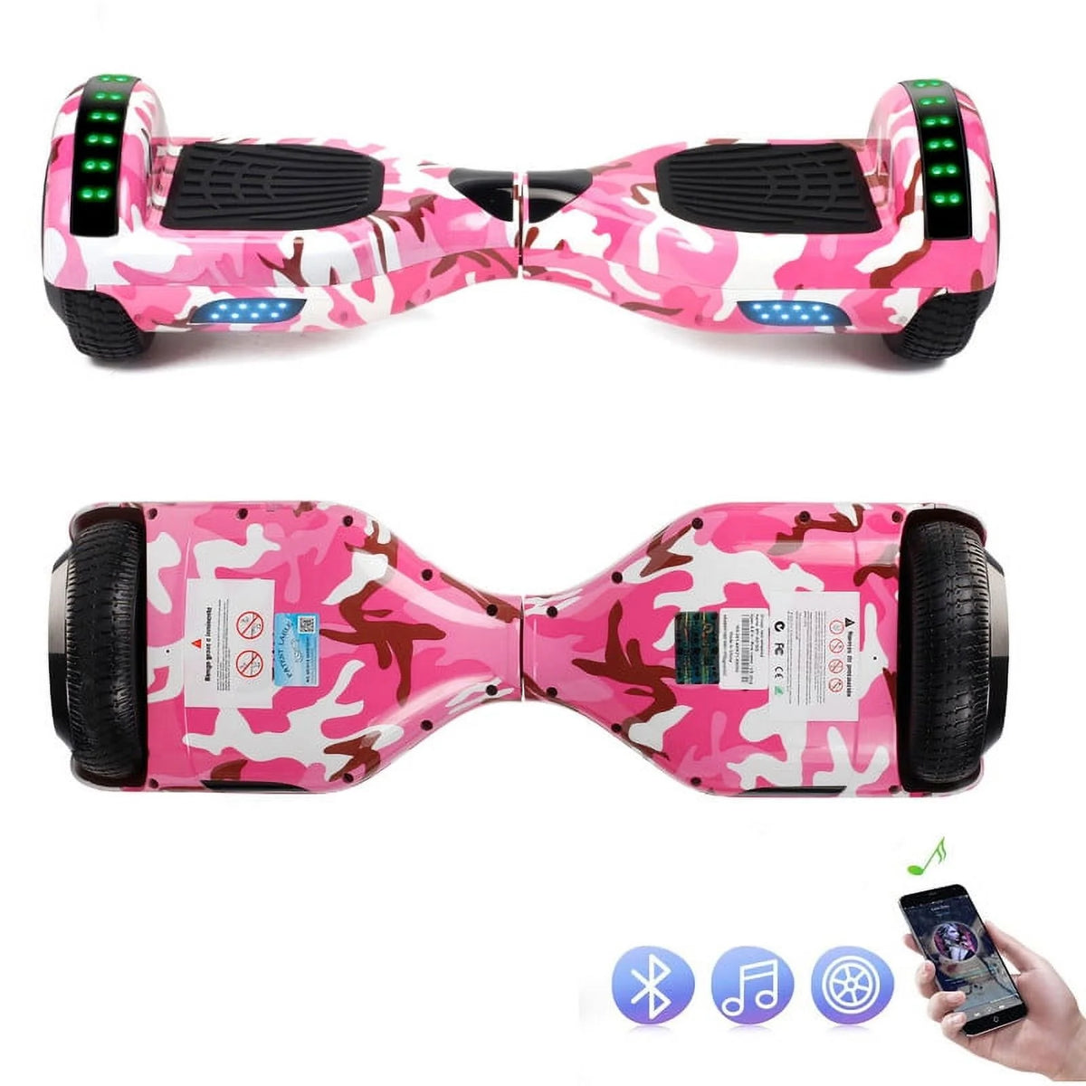 Pink Self Balancing Scooter with LED Wheels R4920