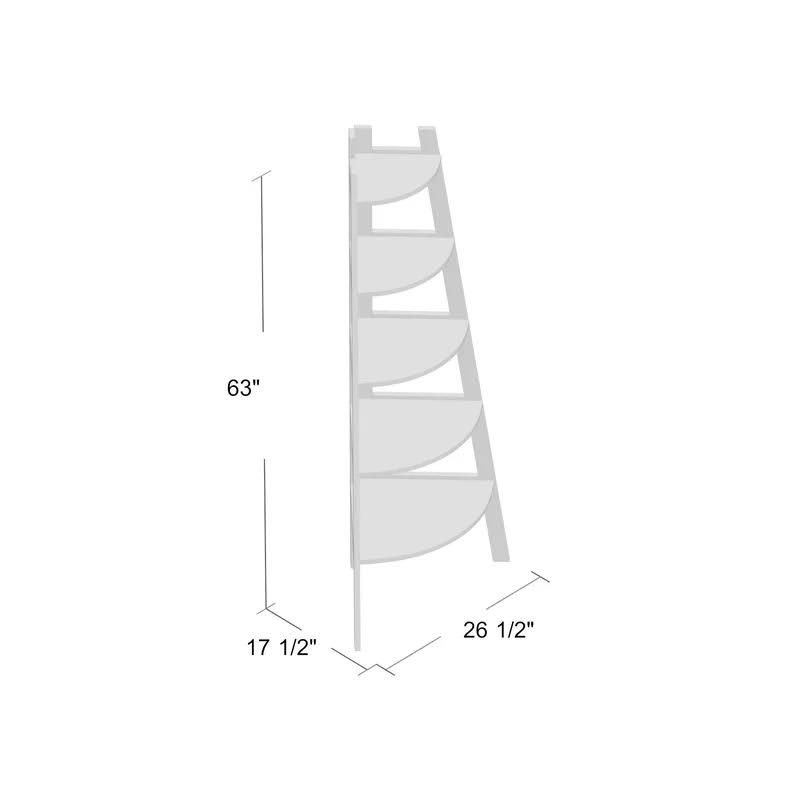 Black Corner Unit Bookcase A9559