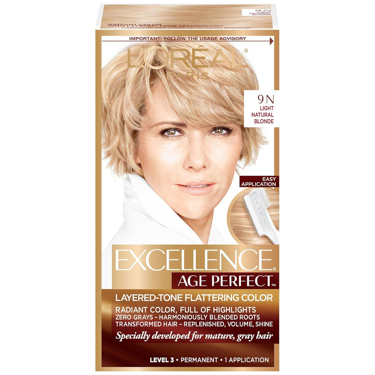 Light Natural Blonde Hair Color Dye B5804