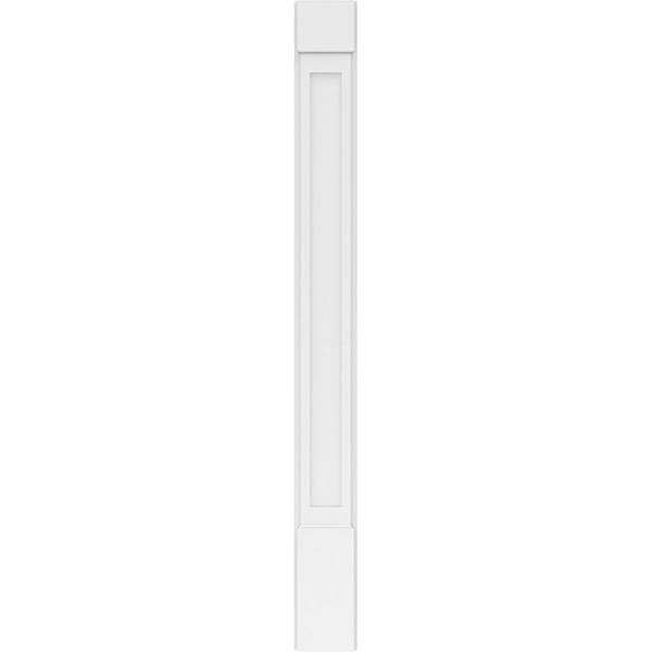 Flat Panel PVC Pilaster with Capital & Base (Pair) J96236