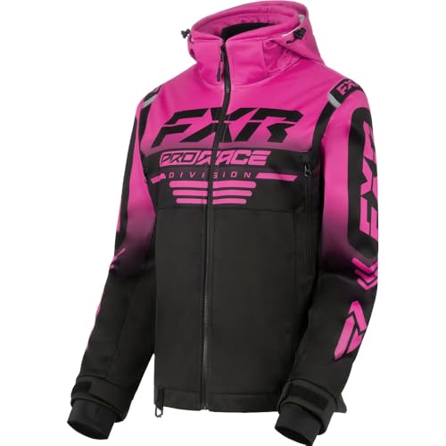 Fuchsia Black Snowmobile Jacket F106350