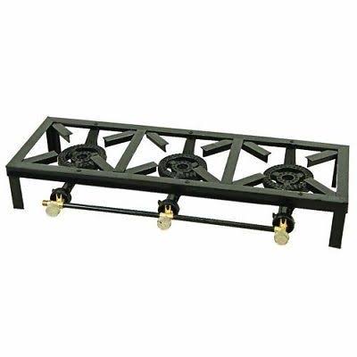 Black Triple Burner Camping Stove P465176