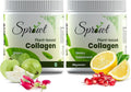 Plant Based Collagen Powder Supplement with Biotin Vitamin C Mixed Fruit Flavour 200g*2 W474