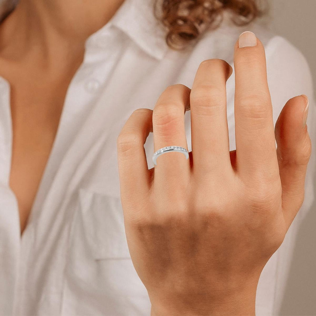 Platinum Diamond Wedding Band L72583