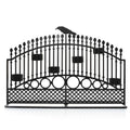 Raven Night Gate Tea Light Candle Holder Q48594
