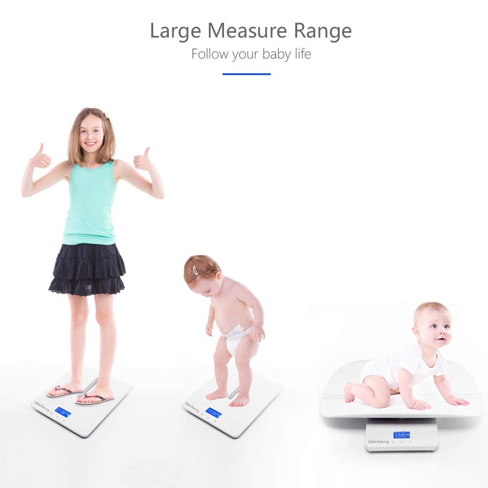 2 in 1 Digital Baby Scale with 4 Weighing Modes, Blue Backlight, Pack of 2 O8866