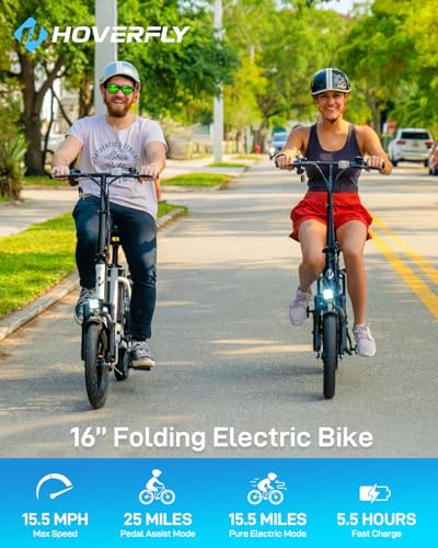 16" Folding Electric Bike with Removable Battery I680212