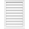 40x22W x 42x22H PVC Gable Vent with Brickmould Q158