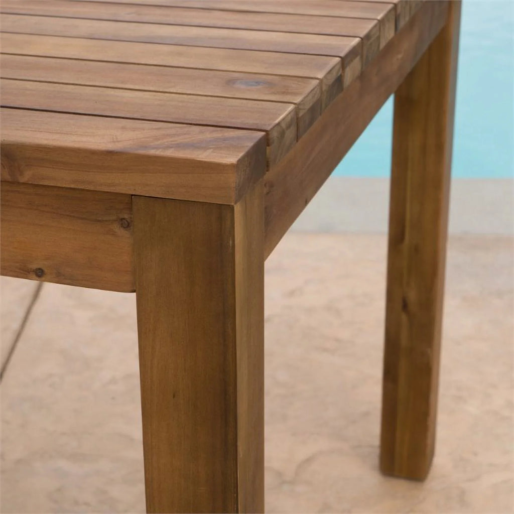 9 Piece Wooden Patio Dining Set Q6672