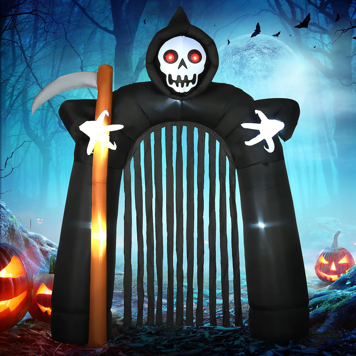 Halloween Grim Reaper Arch Inflatable Decor F293073