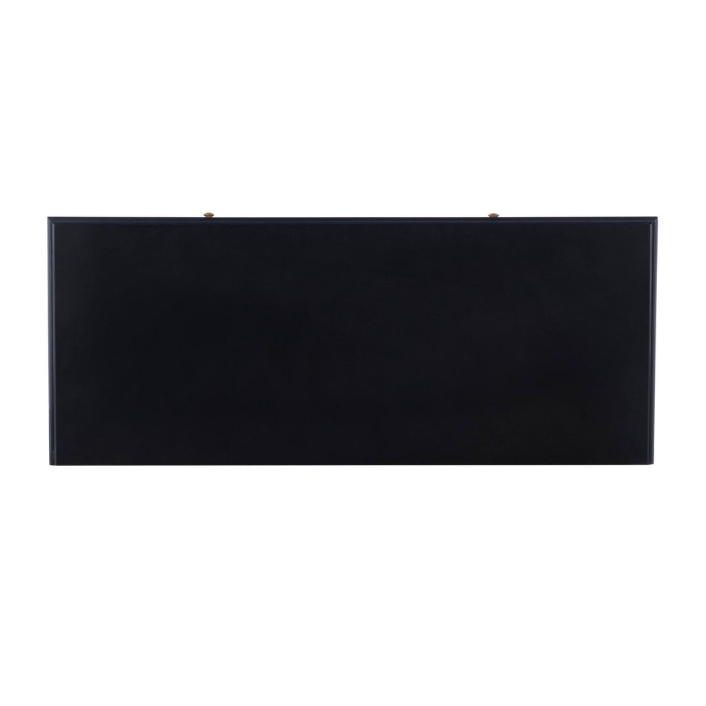 Black Two-Drawer Desk I82189