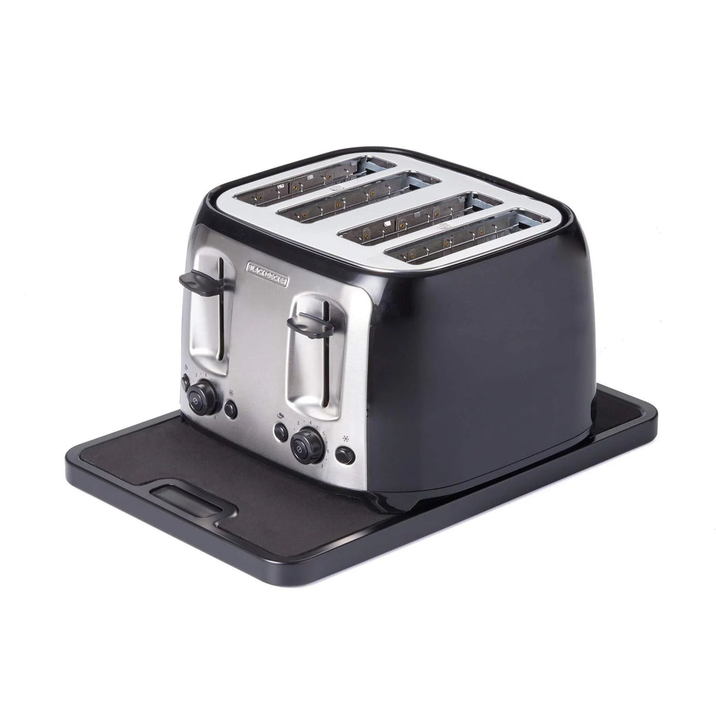 Black Appliance Rolling Tray F7821
