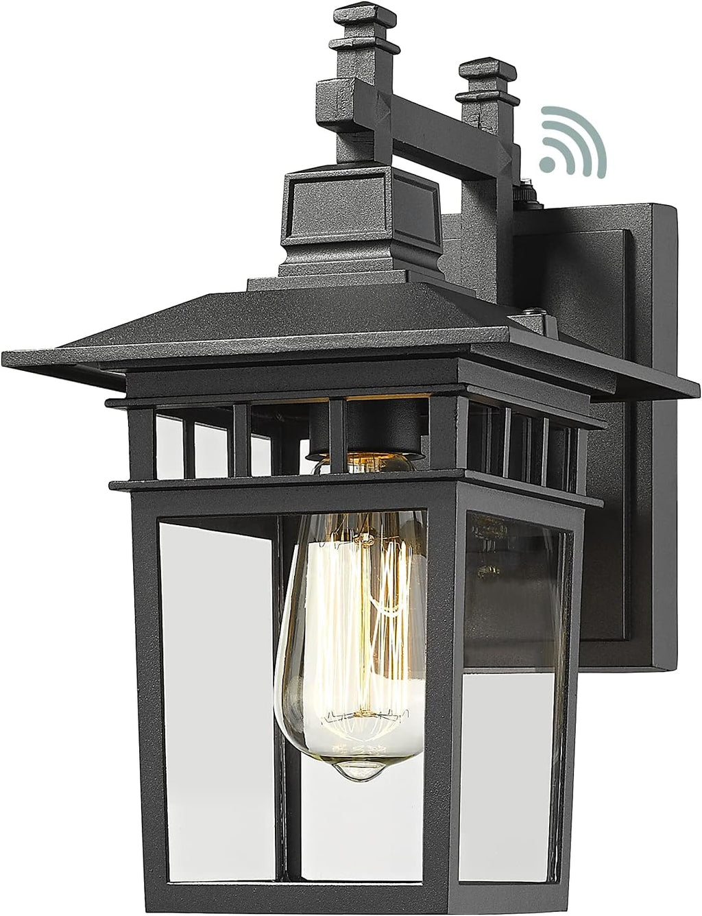 Textured Black Cast Aluminum Outdoor Wall Light Y939