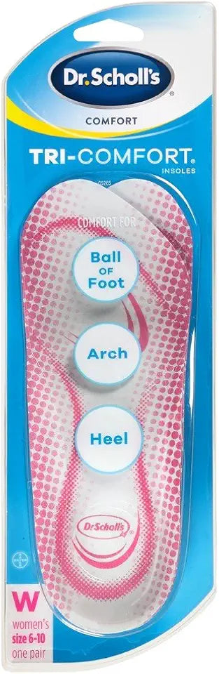 Womens Size 6-10 Insoles 6 Pack E497584