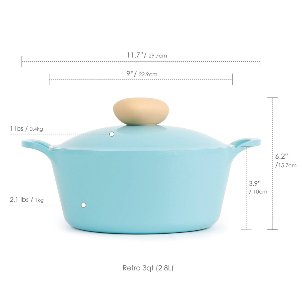 2qt Cast Aluminum Non-Stick Stockpot E972
