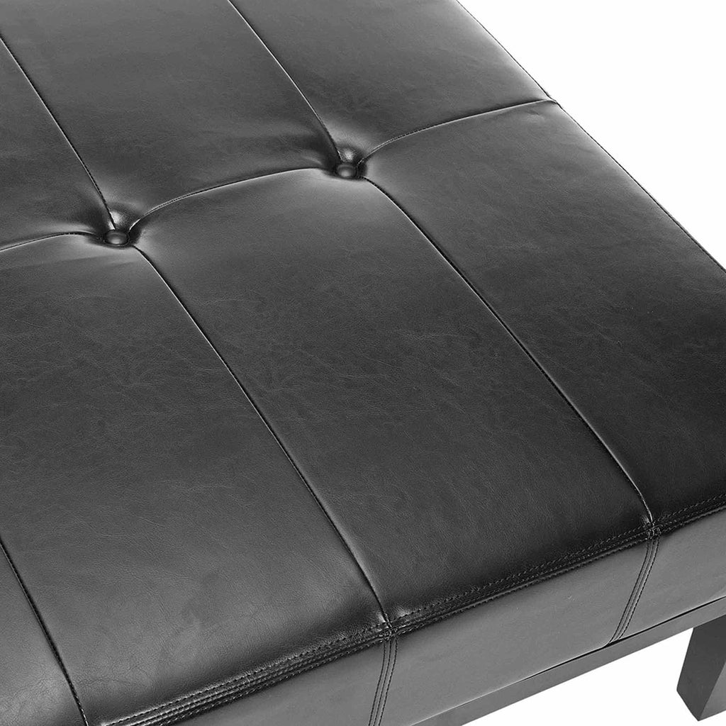 Black Square Cocktail Ottoman X14749