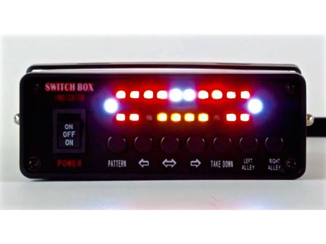 Amber Clear LED Light Bar X645