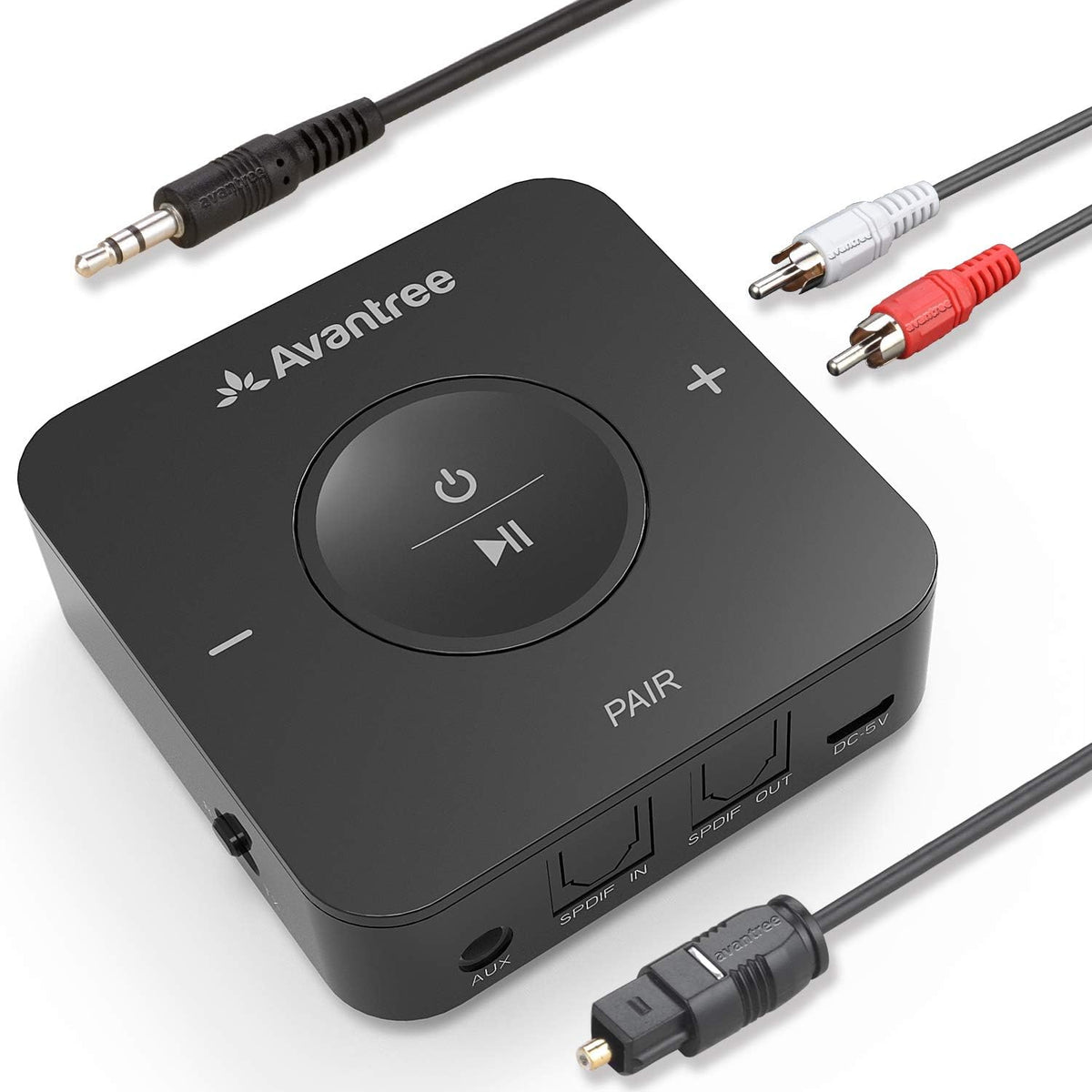 Bluetooth Transmitter Receiver for TV, Optical Digital Toslink, 3.5mm AUX, RCA, Pack of 2 D9937