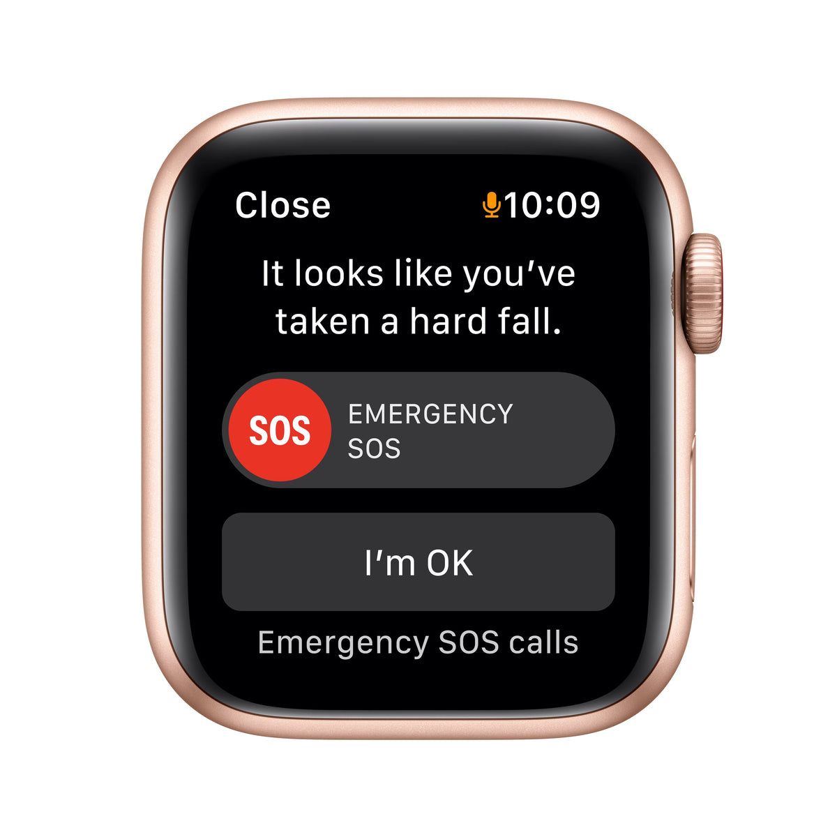Gold Aluminum Case 40mm Sport Band Smart Watch B6590