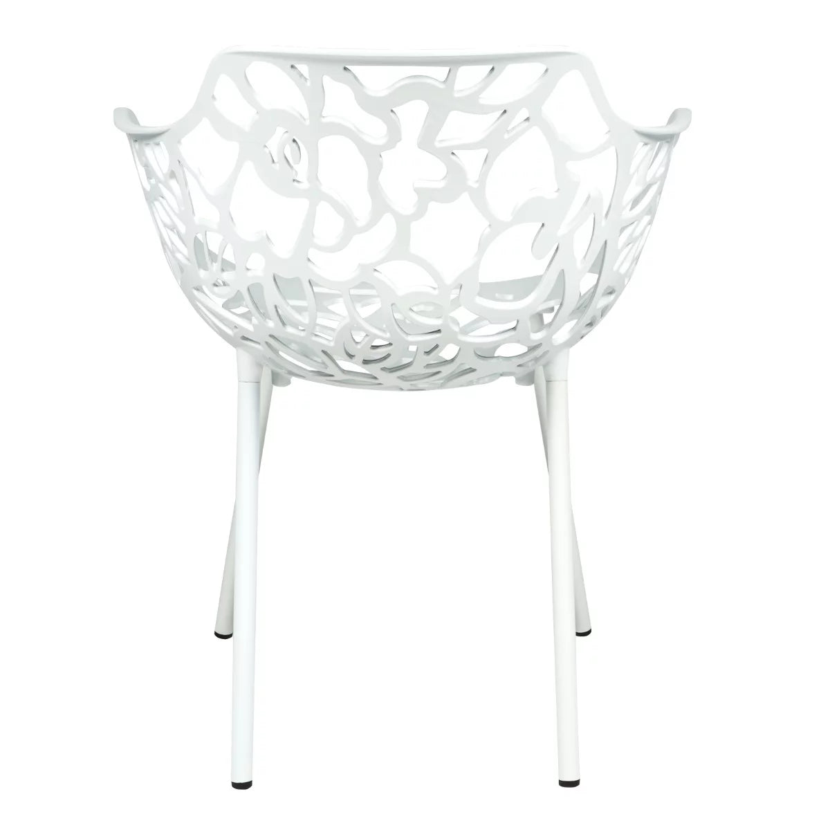7-Piece Aluminum Outdoor Patio Dining Set with Tempered Glass Table and 6 Stackable Arm Chairs H141303